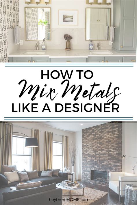 what color metal should be used in house|how to mix metals in home decor.